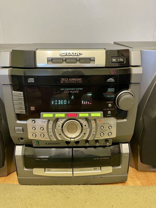 Стерео уредба Sharp CD K-449 2x75W