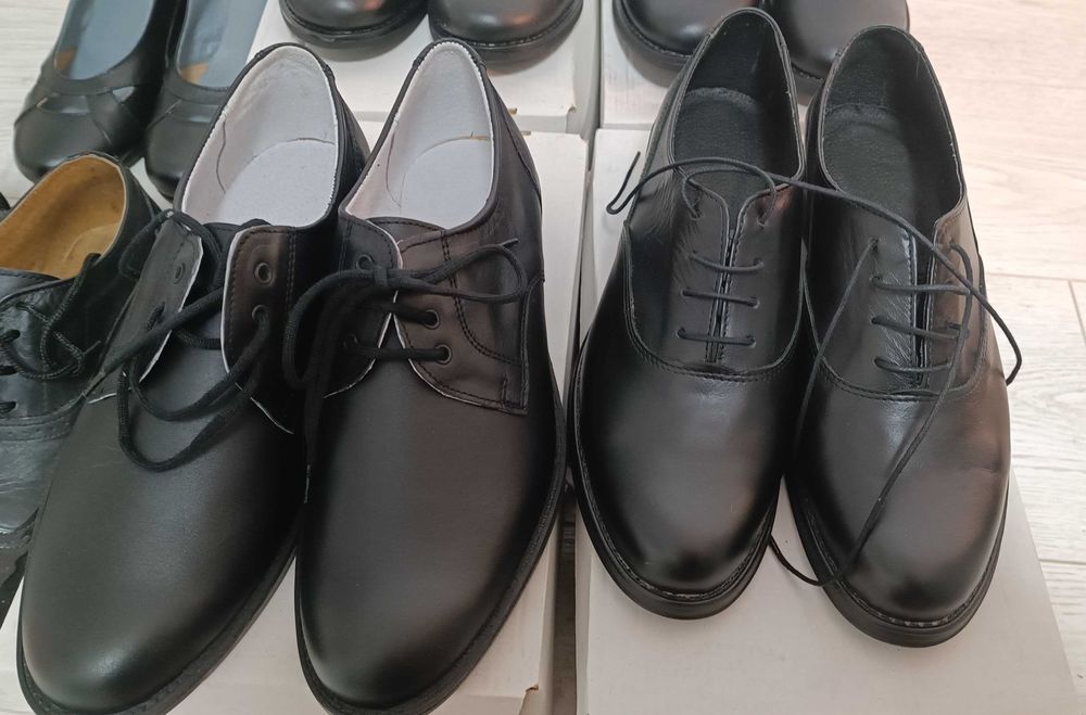 Pantofi noi dama de armata din piele