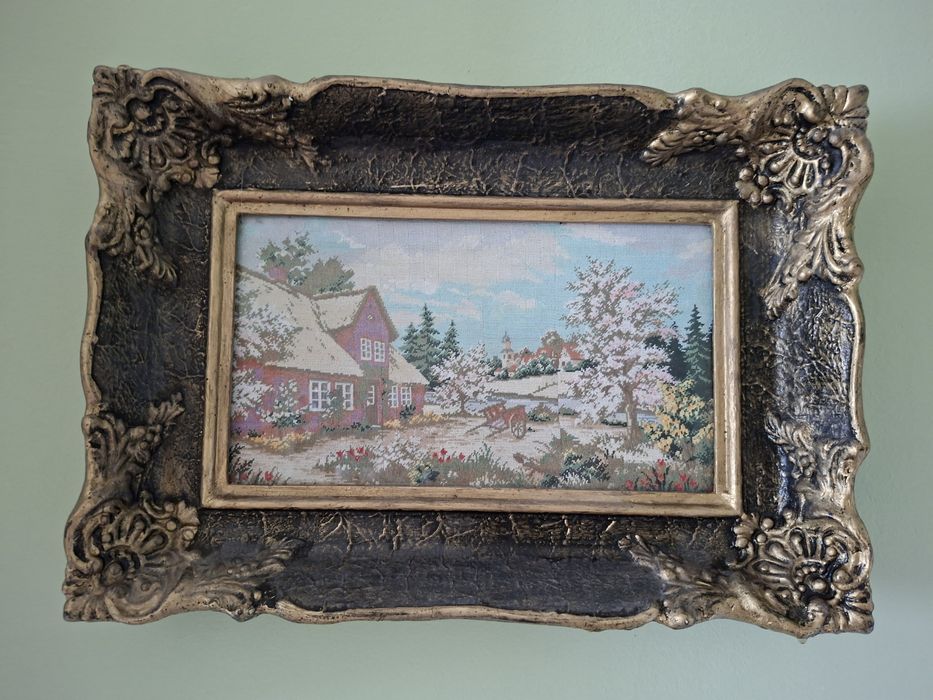 Goblen " primavara " vintage