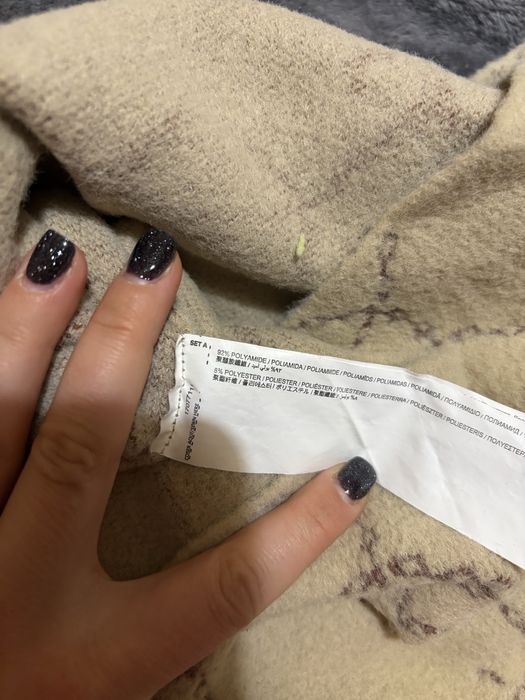 Knit бежов сет mango комплект пола и топ