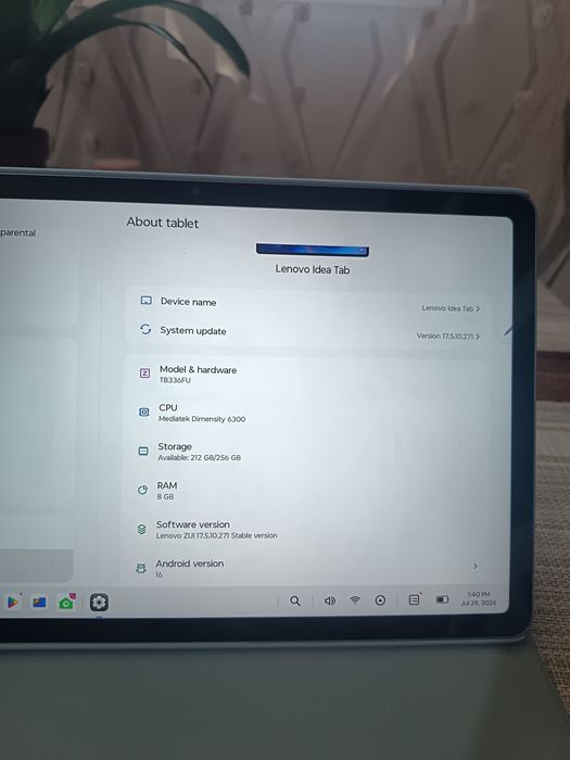 Lenovo ideatab 11 inch