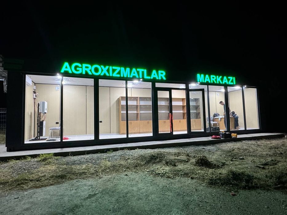 Konteyner domik magazin, ofis, sotuv bo'limi