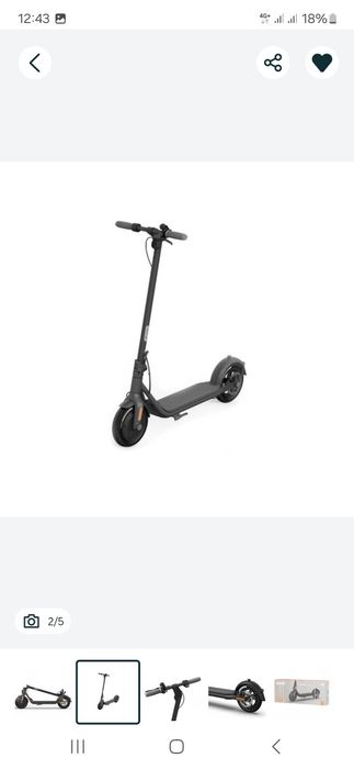 Электросамокат ninebot kickscooter f30