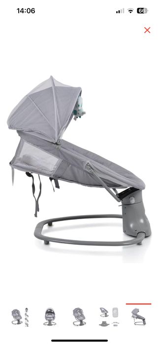 Шезлонг PEGAS MAS-0104 серый