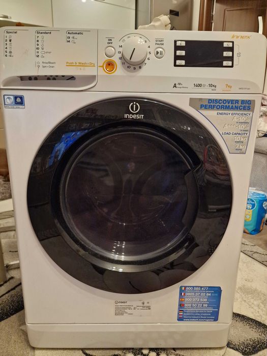 Пералня + сушилня Indesit A +++