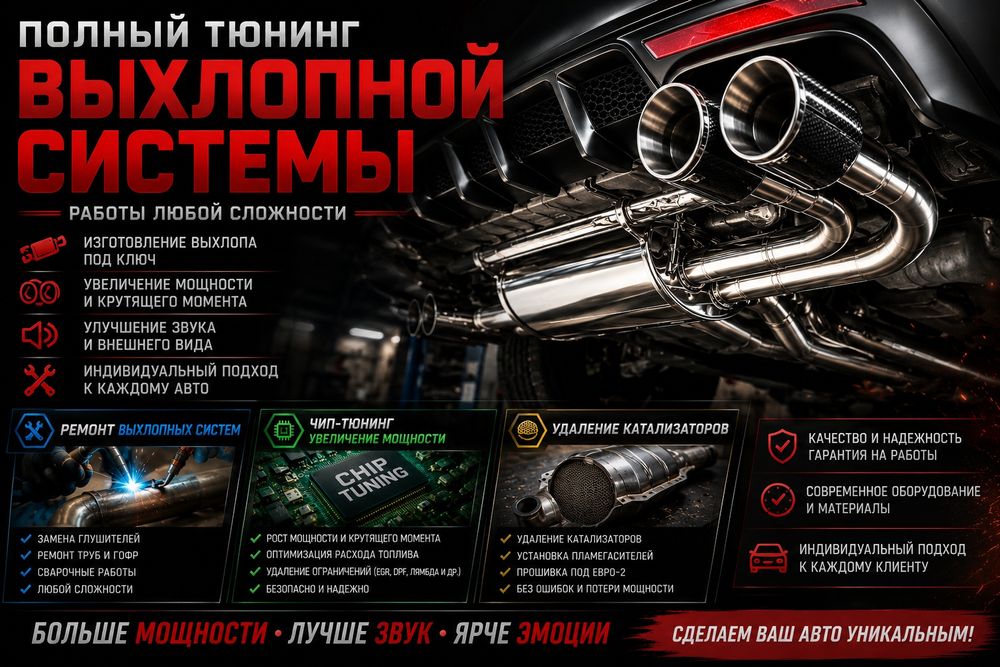 Выхлопная система ремонт