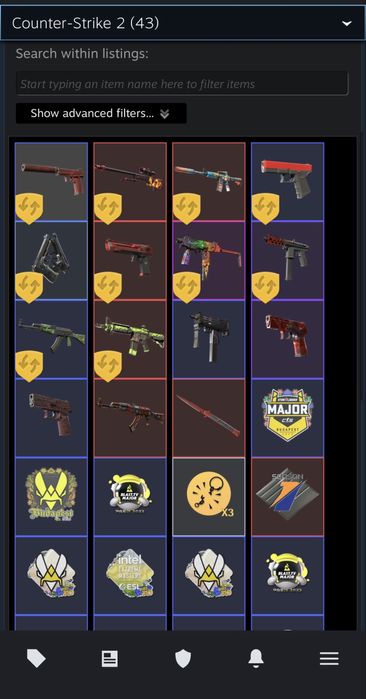 Продам аккаунт со скинами кс 2