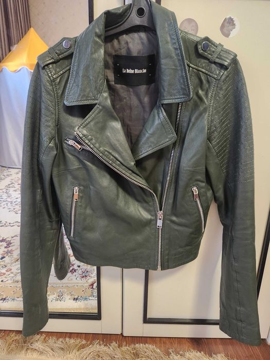 Кожаная куртка-косуха, 44 размер