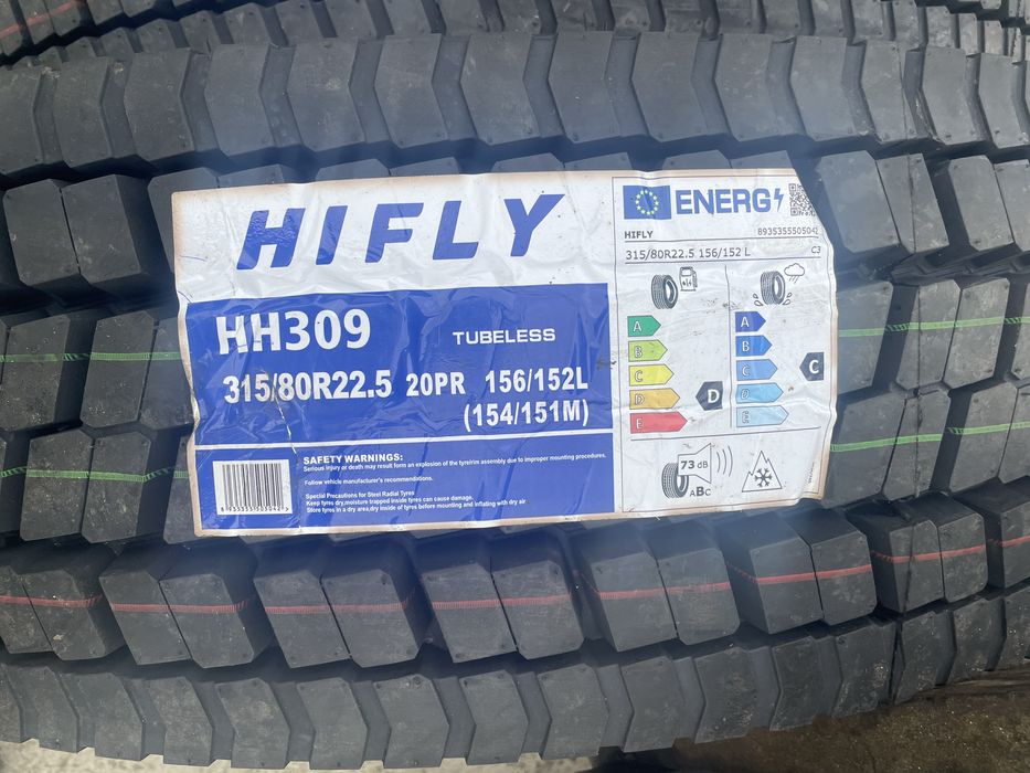Anvelope Hifly 315/70R22.5,315/80R22.5,385/65R22.5 cu montaj gratuit