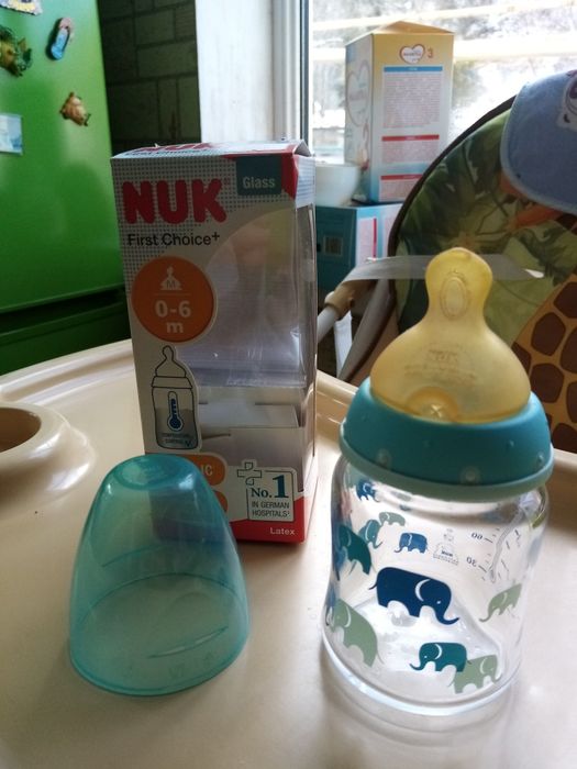 Стеклянная бутылочка NUK