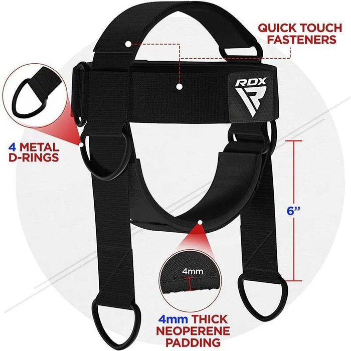 Колан за Врат RDX Neck Harness, Фитнес Аксесоари, Тренировъчни Колани
