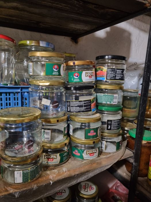 Буркани на винт 0,35ст различни размери