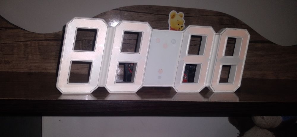 3D soat uy ofis uchun 220v ac, 5v dc