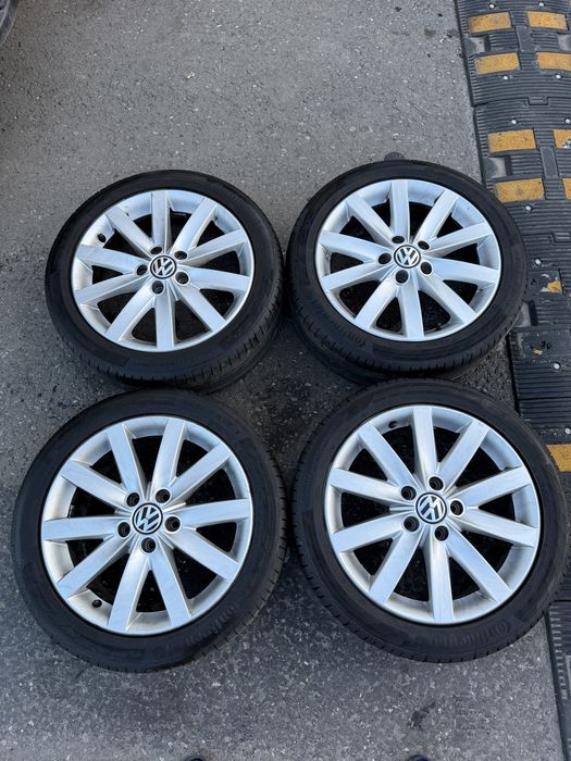Vand Jante / Roti 5x112 R17 originale vw golf passat  impecabile seat skoda 5x112 R17 R16h