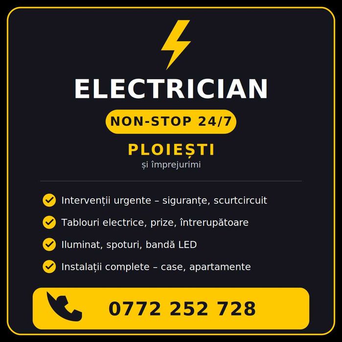 Electrician NON-STOP in Ploiesti