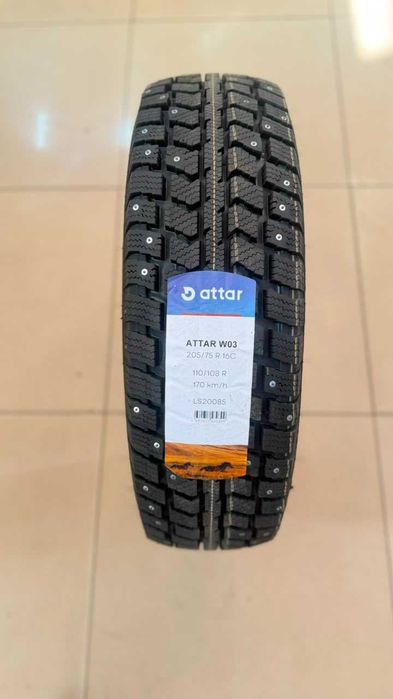 205/75 R16C Attar W03 шипованные усиленные грузовые