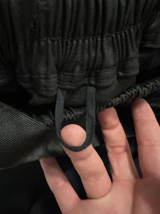 Rick Owens DRKSHDW Waxed Creatch Cargo Black