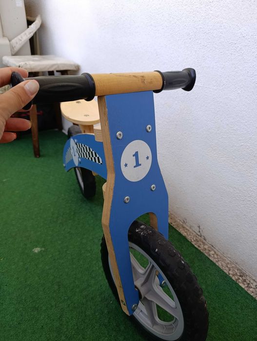 Дървено баланс колело play time