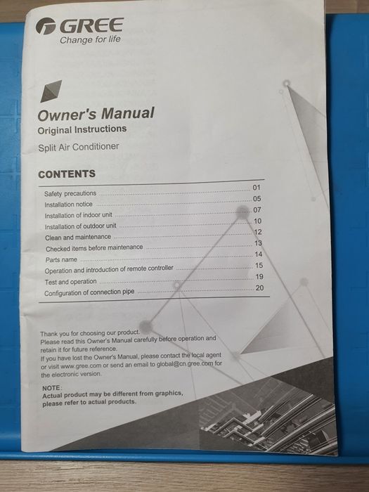 Кондиционер Gree почти новый