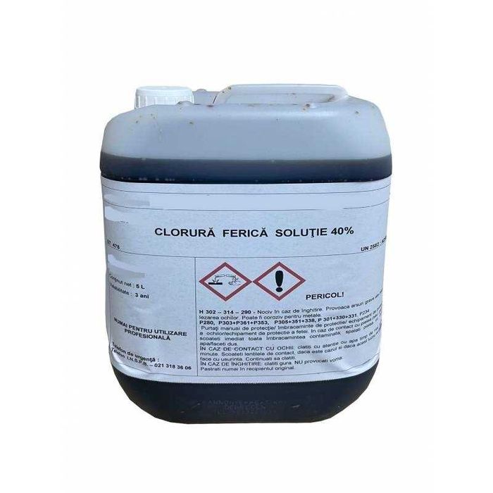 Clorura Ferica 1 Litru Clorura Ferica 5 Litri Clorura Ferica 10 Litri