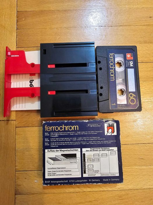 caseta BASF Ferrochrom Xbox / TEAC Cobalt 52 Metal