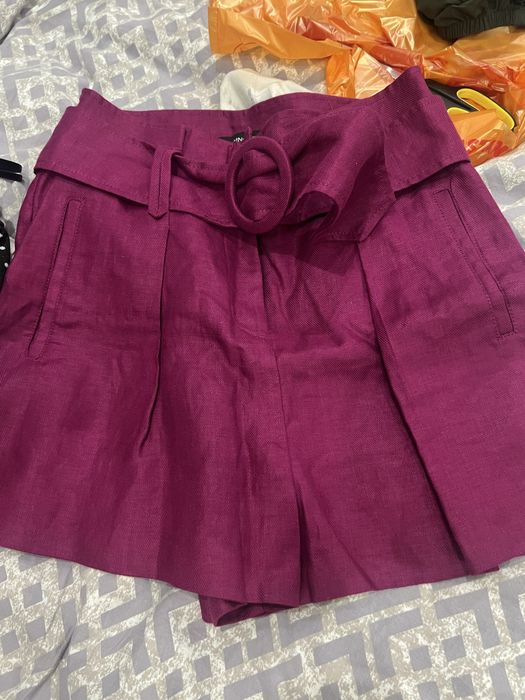 Шорты из льна Mango