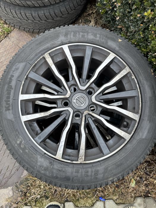 Vand jante volvo 205/55 R16 (5x108) cu caciucuri M+S bune!!