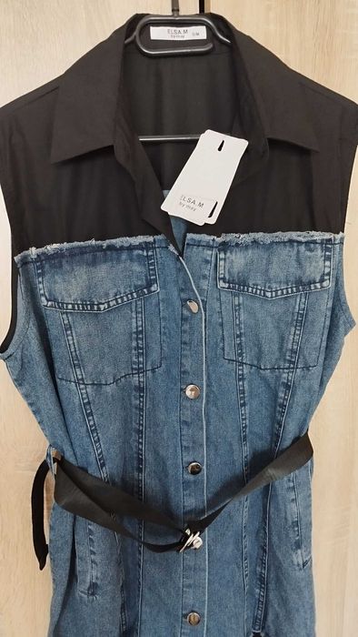 Нова дънкова рокля