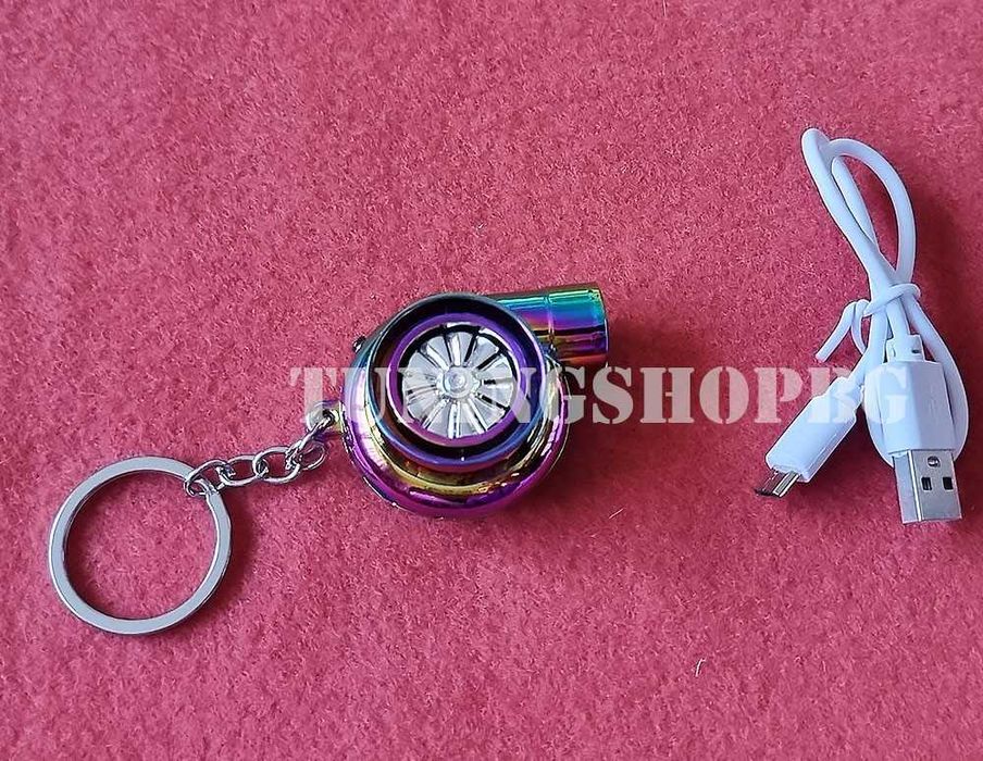 Ключодържател турбо развъртане и запалка или звук и светлина