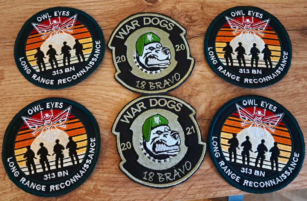 Patch-uri, embleme brodate personalizate (+velcro)