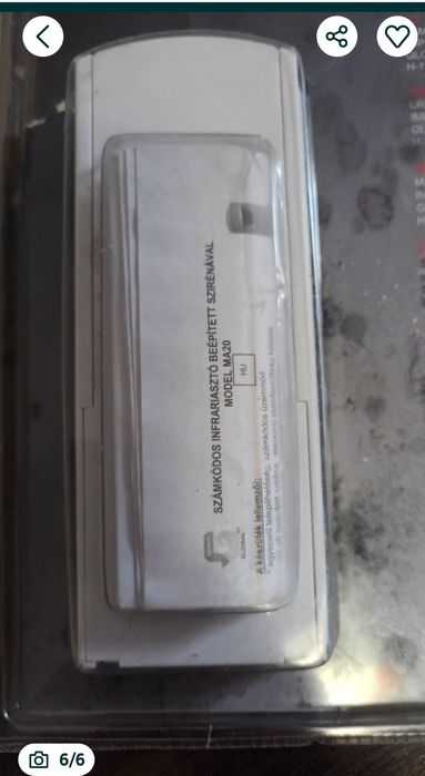 Alarma cu senzor infraroșu și cu cifra de armare dezarmare,