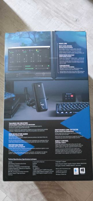 Microfon Streaming/Podcast Elgato Wave 3 nou!