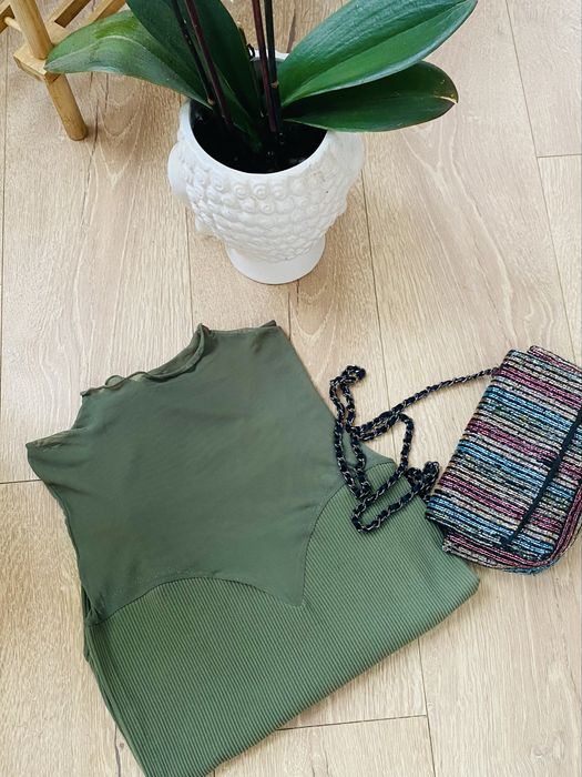 Сет от 2 части Данско боди+ мини чанта- Zara