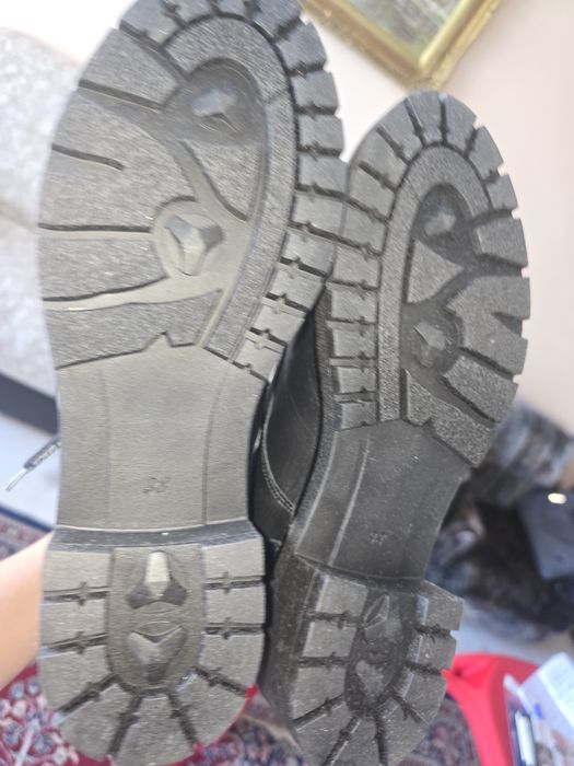 Ново боти с цип и връзки 38 номер