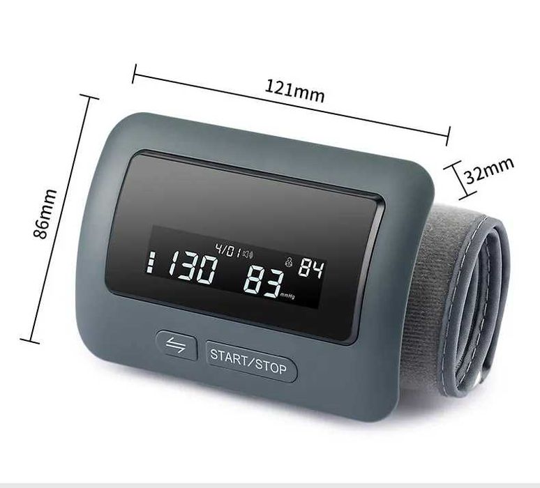 Електронен сфигмоманометър, апарат за кръвно налягане за ръка, 7 в 1