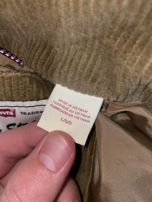 Куртка Levi's Corduroy Puffer Jacket ОРИГИНАЛ!!!