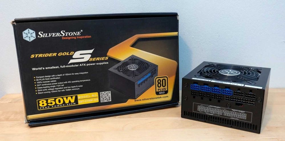 модулно захранване SilverStone Strider Gold S 850W 80+ Gold