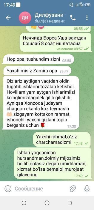 Uy uborka xizmati 100% , butun Toshkent boʻylab