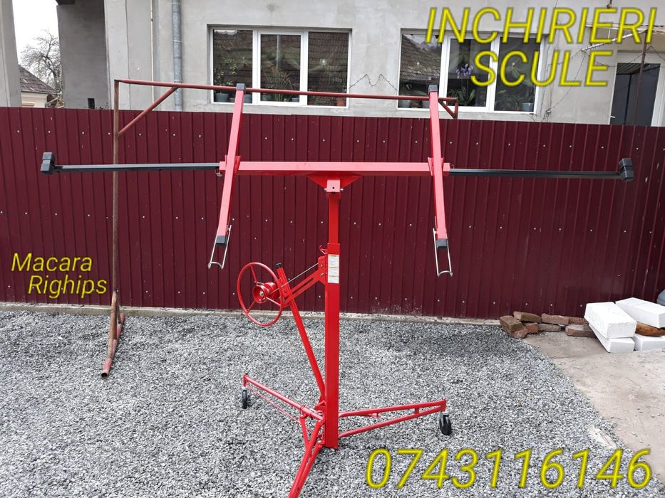 Inchiriez  sefuitoare glet Macara Rigips placa compactoare motosapa