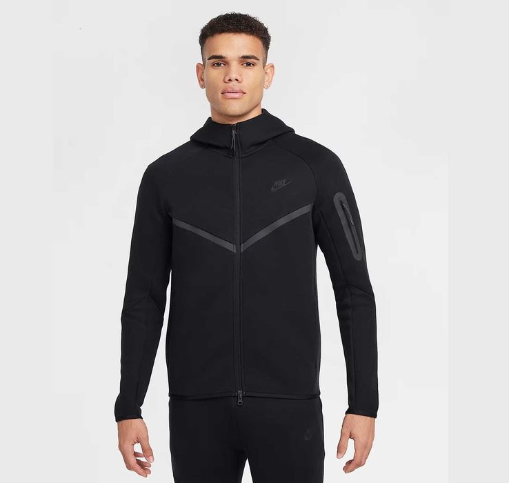 Nike Tech Fleece Спортен Екип Черен цвят