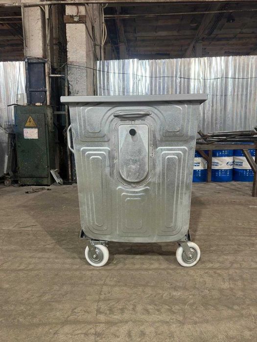 Евро контейнер для мусора 1100л. Бак для ТБО