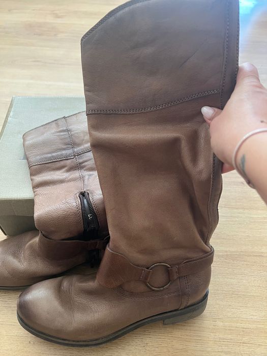 Естествена кожа ботуши