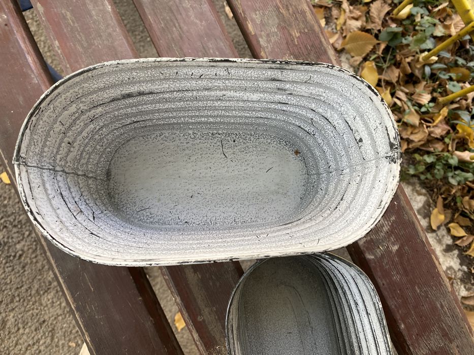 Кашпо оцинкованное