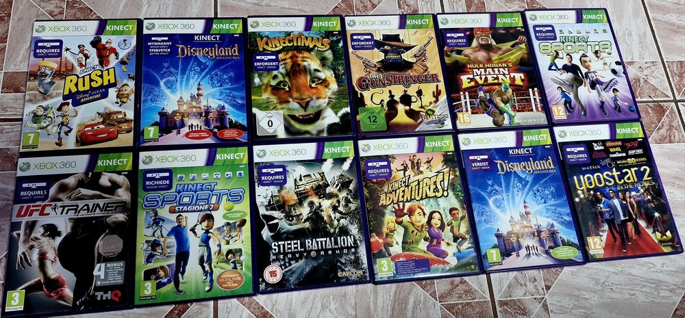 Collection Games Kinect Xbox 360