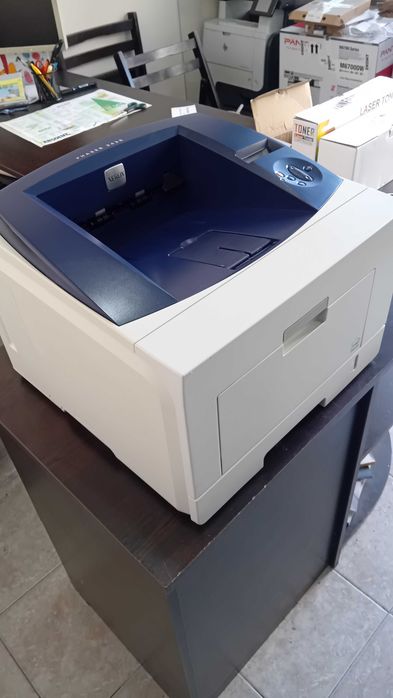 Отличен! Лазерен принтер Xerox Phaser 3435 с дуплекс и мрежа
