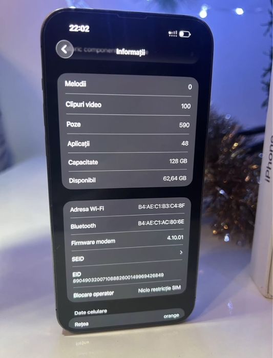 iPhone 14 Pro Max 95% baterie