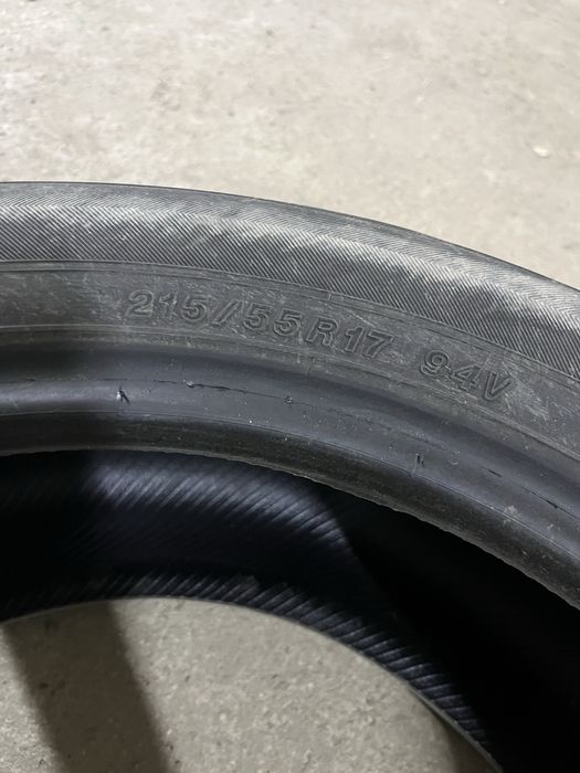 Продам летние шины YOKOHAMA 215/55/17