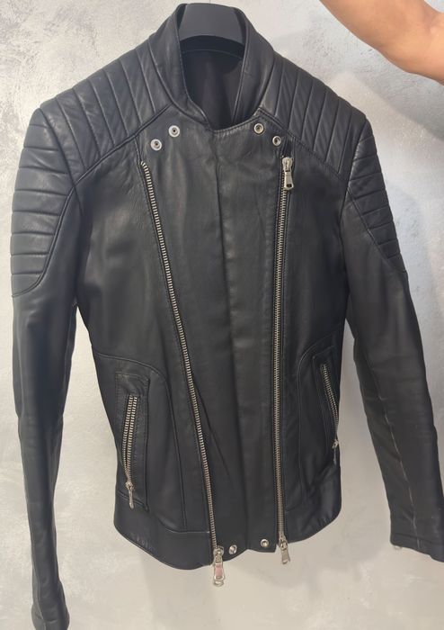 Geacă biker piele naturală