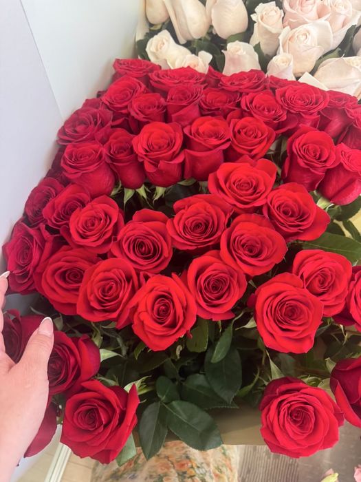 Свежие цветы за пол цены