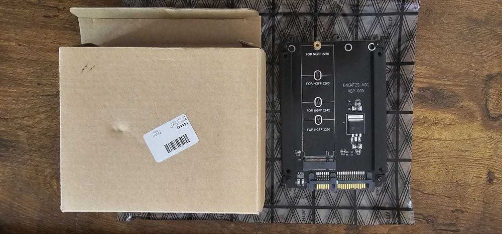 JMT NGFF за SATA3 адаптер карта M2 SSD
